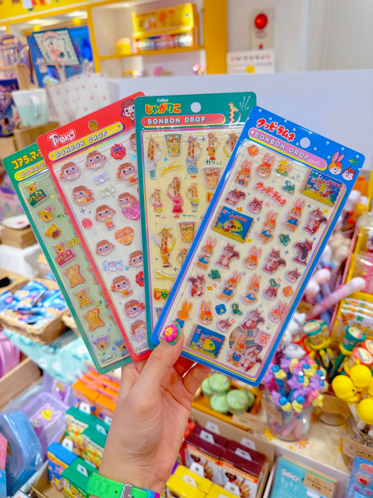 BOBNON DROPシール 4点セット